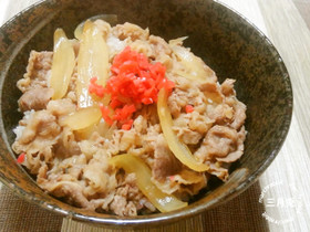 めんつゆで簡単!即席10分♪吉野家風牛丼